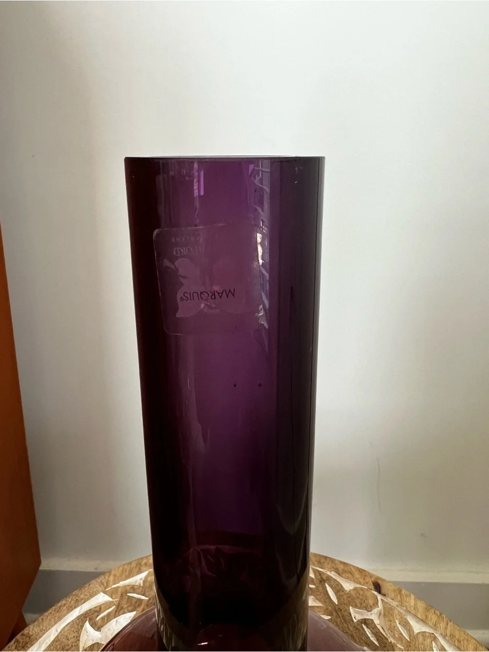 Marquis By Waterford Purple Glass Vase - Marquis By Waterford